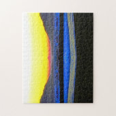 Puzzle Vision double du coucher de soleil mystique (Vertical)