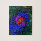 Puzzle Vision du tunnel | Arc-en-ciel Fractal Art (Vertical)