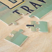 Puzzle Visitez l'affiche vintage de Londres (Côté)