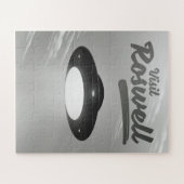 Puzzle Visitez le poster vintage Roswell UFO (Horizontal)