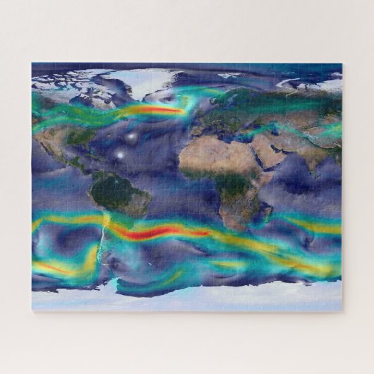 Puzzle Visualisation Des Vents Mondiaux. (Horizontal)