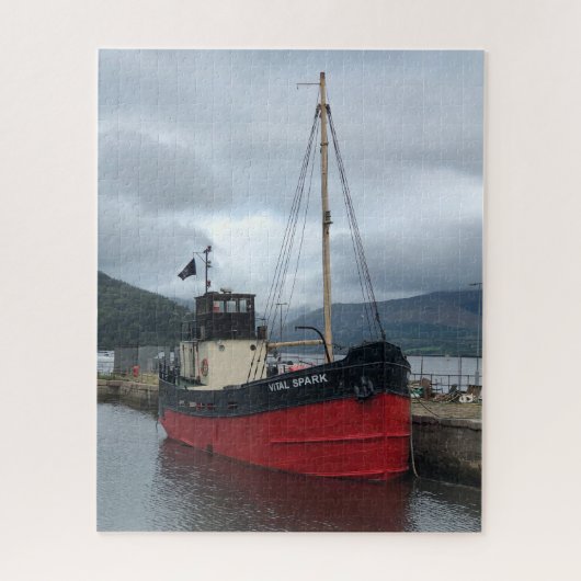 Puzzle Vital Spark, Puffer Boat, Inveraray, Écosse, (Vertical)