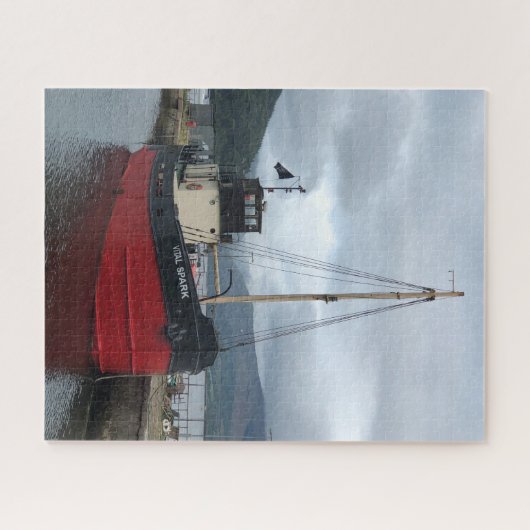 Puzzle Vital Spark, Puffer Boat, Inveraray, Écosse, (Horizontal)