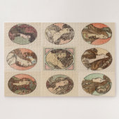 Puzzle Vitrail : Boutique Fouquet de Mucha (Horizontal)