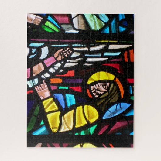 Puzzle vitrail christ (Vertical)