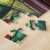 Puzzle Vitrail coloré (Côté)