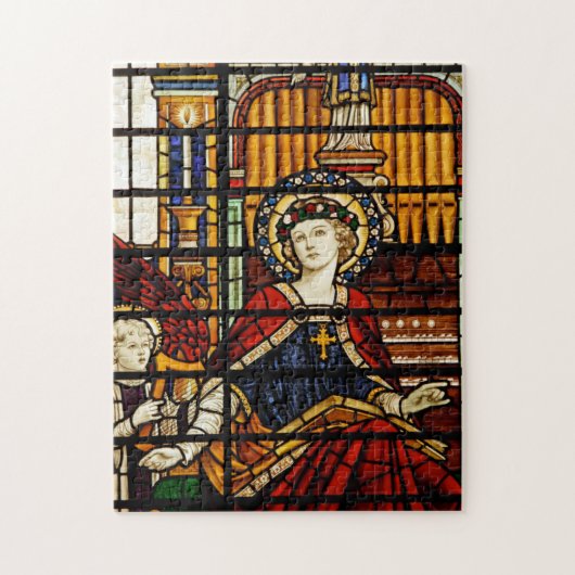 Puzzle Vitrail de Saint Cecilia (Vertical)