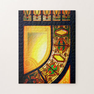 Puzzle Vitrail victorien élégant