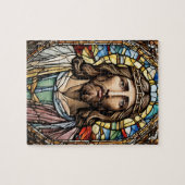 Puzzle Vitraux d'église Jésus (Horizontal)