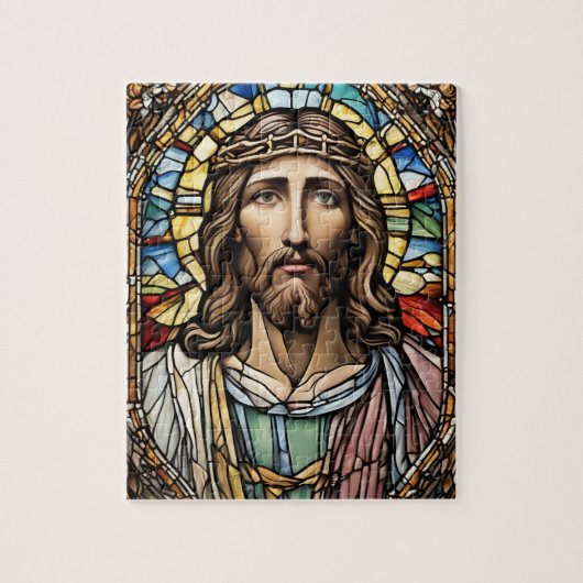 Puzzle Vitraux d'église Jésus (Vertical)