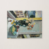 Puzzle Vitre Abstraite et verre à vin (Horizontal)