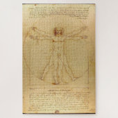 Puzzle Vitruvian Man de Leonardo da Vinci (vers 1490) (Vertical)