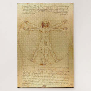 Puzzle Vitruvian Man de Leonardo da Vinci (vers 1490)