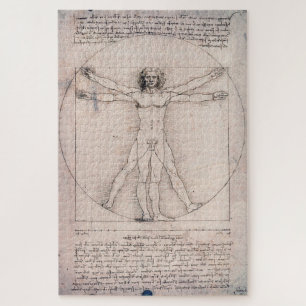 Puzzle Vitruvien, Léonard de Vinci