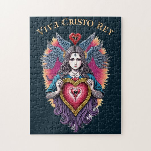 Puzzle Viva Cristo Rey Sacred Heart (Vertical)