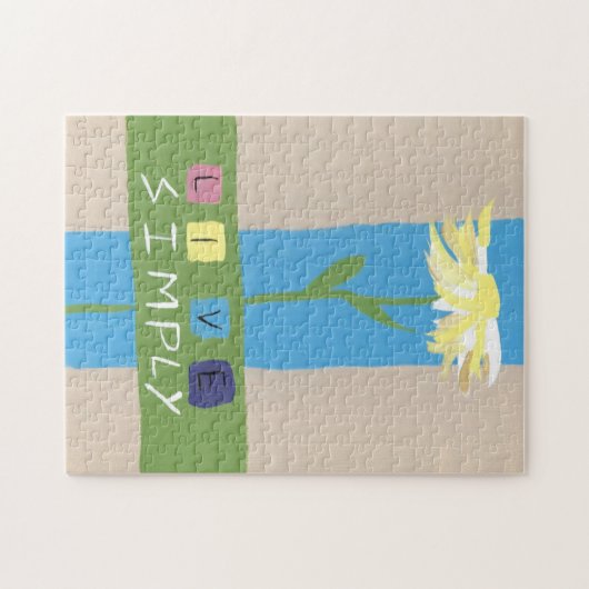 Puzzle vivre simplement (Horizontal)