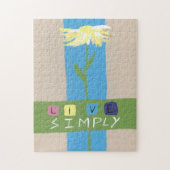 Puzzle vivre simplement (Vertical)