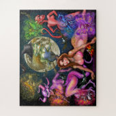 Puzzle Vixens d'Halloween (Vertical)