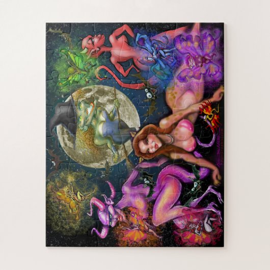 Puzzle Vixens d'Halloween (Vertical)