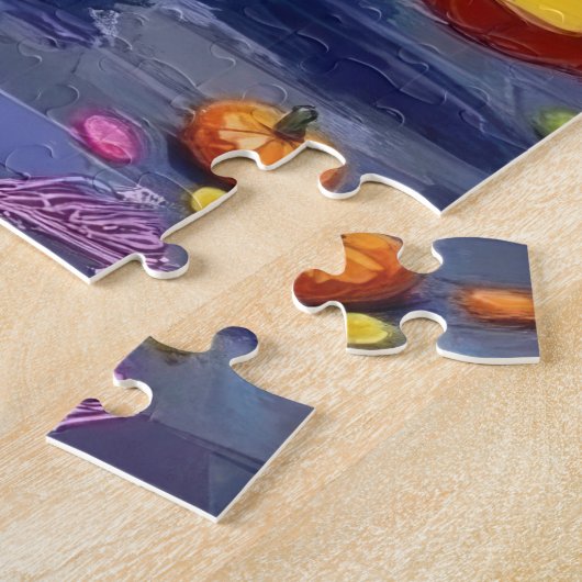 Puzzle Vizsla Chiens Trick ou Traiter en costume d'Hallow (Côté)