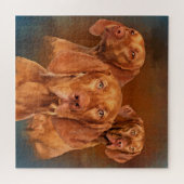 Puzzle Vizsla - collage hongrois d'indicateur (Horizontal)
