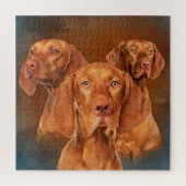 Puzzle Vizsla - collage hongrois d'indicateur (Vertical)