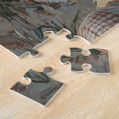 Puzzle Vizsla de Noël Vintage Plage (Côté)