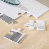 Puzzle Vizsla Modern Christmas Treat Pointer Hat (Côté)