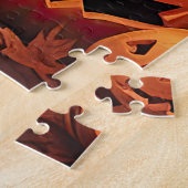 Puzzle Vizsla Potirons Halloween Effrayant (Côté)