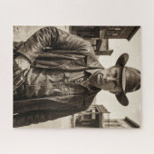 Puzzle Vladimir Poutine Cow-boy Frontière Far West (Horizontal)