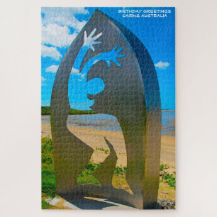 Puzzle Voeux d'anniversaire Cairns Australie
