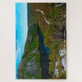 Puzzle Voeux d'anniversaire Crater Lac Tasmanie (Vertical)