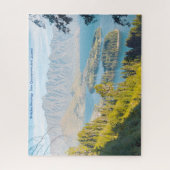 Puzzle Voeux d'anniversaire de Queenstown Nouvelle-Zéland (Vertical)