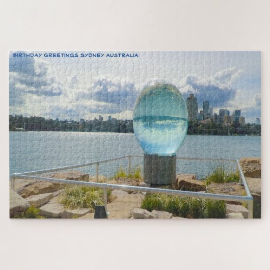 Puzzle Voeux d'anniversaire de Sydney (Horizontal)