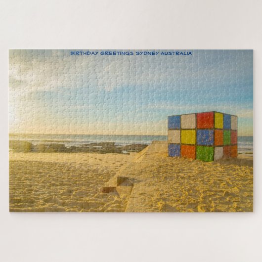 Puzzle Voeux d'anniversaire de Sydney (Horizontal)