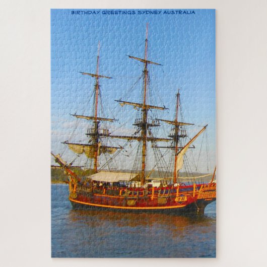 Puzzle Voeux d'anniversaire de Sydney (Vertical)