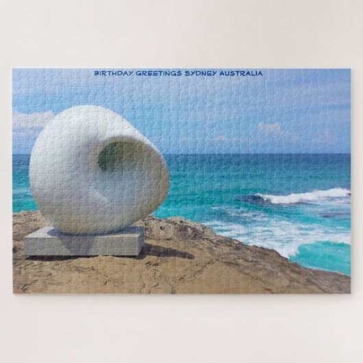 Puzzle Voeux d'anniversaire de Sydney (Horizontal)