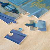 Puzzle Voeux d'anniversaire Perth Australie (Côté)