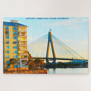Puzzle Vœux d'anniversaire Sydney Australie