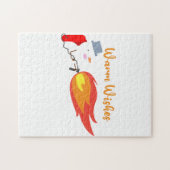 Puzzle voeux de Noël (Horizontal)