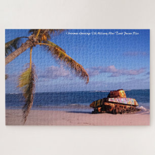 Puzzle Vœux de Noël Char d'assaut militaire Porto Rico