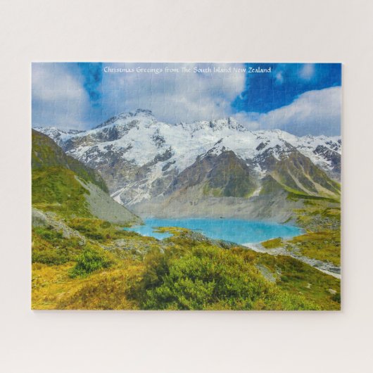 Puzzle Vœux de Noël de l'île du Sud (Horizontal)