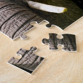 Puzzle Voeux de Noël éléphant (Côté)