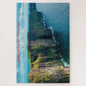 Puzzle Vœux de Noël Falaises de Moher Irlande (Vertical)