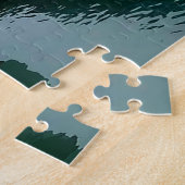 Puzzle voeux de Noël Juneau Alaska (Côté)