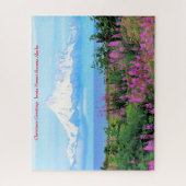 Puzzle voeux de Noël kenia Mount iliamna Alaska (Vertical)