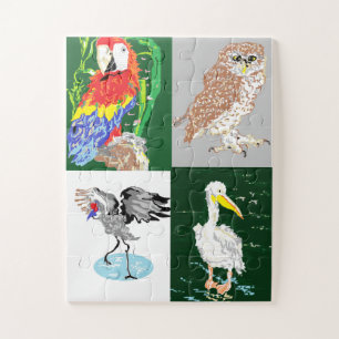 Puzzle : Vogels Legpuzzel