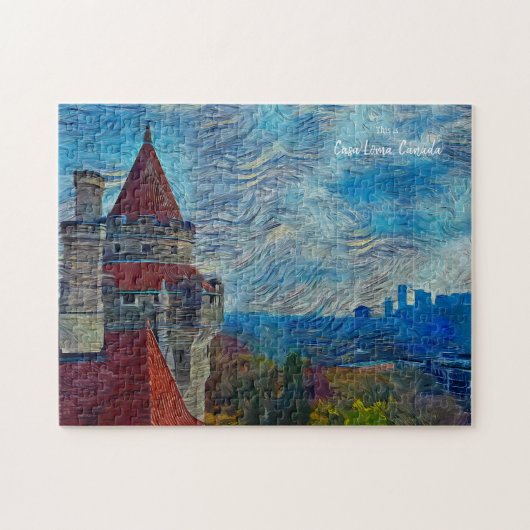 Puzzle Voici Casa Loma, Toronto, Canada (Horizontal)