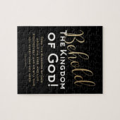 Puzzle VOICI ! Le Royaume de Dieu Écriture Christian Jig (Horizontal)