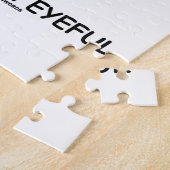 Puzzle Voici un regard (l'humour d'anatomie d'oeil) (Côté)